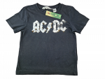 T-Shirt Gr. 98/104 H&M AC DC schwarz Pailletten