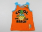 Preview: Achselshirt Gr. 104/110 Berti orange/hellblau – cool beach