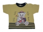 Preview: T-Shirt Gr. 62/68 gelb, blauen Streifen und Matrosenteddy mit Segelboot