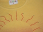 Preview: T-Shirt Gr. 68/74 gelb/orange mit Sonne