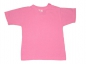 Preview: T-Shirt Gr. 86/92 rosa einfarbig