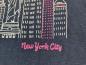 Preview: Langarmshirt Gr. 86/92 Palomino schwarz New York Glitzer