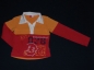 Preview: Langarmshirt Gr. 128 Top Five rot/orange mit Kragen