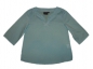 Preview: Bluse Gr. 128 Aldi hellblau dreiviertel Arm