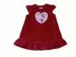 Preview: Samtkleid Gr. 74 H&M Hello Kitty rot mit Herz