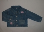 Preview: Jeansjacke Gr. 80 blau mit Blumenstickerei