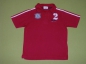 Preview: Poloshirt Gr. 104/110 Topolino rot mit Zahlen