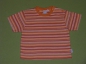 Preview: T-Shirt Gr. 68 Kuku orange geringelt