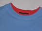 Preview: T-Shirt Gr. 158/164 Landsend hellblau orange 2 Lagen Look