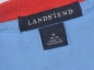 Preview: T-Shirt Gr. 158/164 Landsend hellblau orange 2 Lagen Look