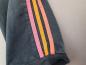 Preview: ¾ Sporthose Gr. 140 Adidas dunkelblau mit pink/orangen Streifen