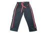 Preview: ¾ Sporthose Gr. 140 Mangoon schwarz mit pinken Streifen