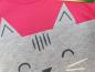 Preview: Langarmshirt Gr. 98 pink/grau Katze