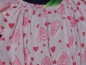 Preview: Sommerbluse Gr. 92/98 Esprit rosa mit Herzen gekrascht