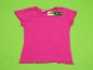 Preview: T-Shirt Gr. 80/86 NKD pink mit Wellensaum einfarbig