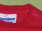 Preview: Langarmshirt Gr. 74 rot mit Aufdruck