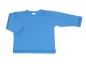 Preview: Langarmshirt Gr. 62 Topolino hellblau mit dunklen Nähten