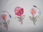 Preview: T-Shirt Gr. 98 St. Peter Trachten rosa mit Blumenapplication