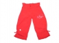 Preview: Sommerhose Gr. 86 Topolino rot mit Rüschen und kleiner Stickerei