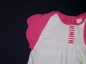 Preview: T-Shirt Gr. 68/74 mit Bolero pink und weiß mit Fischen