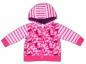 Preview: Fleecejacke Gr. 68/74 rosa/pink mit Bonbons