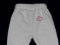 Preview: Sweathose Gr. 62/68 weiß mit rosa Herzen auf dem Poh