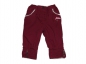 Preview: Thermohose Gr. 68/74 bordeaux mit Schleifchen