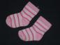 Preview: Ringelsocken 10cm Gr. 16-18 rosa