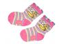 Preview: Socken 11cm Gr. 18-19 rosa gestreift