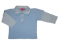 Preview: Poloshirt Gr. 68/74 Gianna Mae hellblau langarm