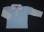 Preview: Poloshirt Gr. 68/74 Gianna Mae hellblau langarm