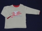 Preview: Sweatshirt Gr. 68/74 grau/rot mit Maus