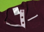 Preview: Stretchshirt Gr. 74/80 bordeaux mit Tasche