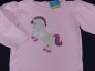 Preview: Stretchshirt Gr. 74 Topolino rosa mit Velourpferdchen