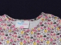 Preview: Langarmshirt Gr. 80 Topomini braun rosa mit Blümchen und geringelten Armen