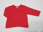Preview: Langarmshirt Gr. 80 Aldi rot mit kleinem V-Ausschnitt