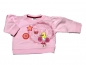 Preview: Sweatshirt Gr. 62/68 rosa mit Glitzerdruck