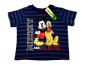 Preview: T-Shirt Gr. 74/80 Disney blau/grau gestreift mit Mickey Mouse