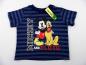 Preview: T-Shirt Gr. 74/80 Disney blau/grau gestreift mit Mickey Mouse