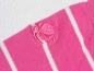 Preview: Sweatshirt Gr. 68 Jako-o rosa mit weißen Streifen