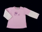 Preview: Langarmshirt Gr. 74 rosa 2 Lagenlook