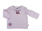 Preview: Langarmshirt Gr. 68 rosa raffiniert mit Schleifchen