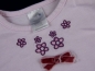 Preview: Langarmshirt Gr. 68 rosa raffiniert mit Schleifchen