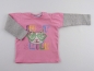 Preview: Stretchshirt Gr. 74 C&A rosa/grau 2 Lagenlook Coole Katze