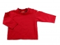 Preview: Langarmshirt Gr. 74 rot einfarbig