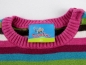 Preview: Longshirt Gr. 80 Topolino gestrickt geringelt pink/blau/grün