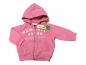 Preview: leichte Sweatjacke Gr. 62/68 Aldi rosa mit Kaputze