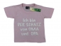 Preview: T-Shirt Gr. 74/80 rosa mit weißer Schrift – Ich bin der Schatz von Oma und Opa