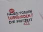 Preview: T-Shirt Gr. 140/146 CLF weiß mit Spruch