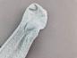 Preview: Musterstrumpfhose Gr. 92/98 hellblau/grau uni